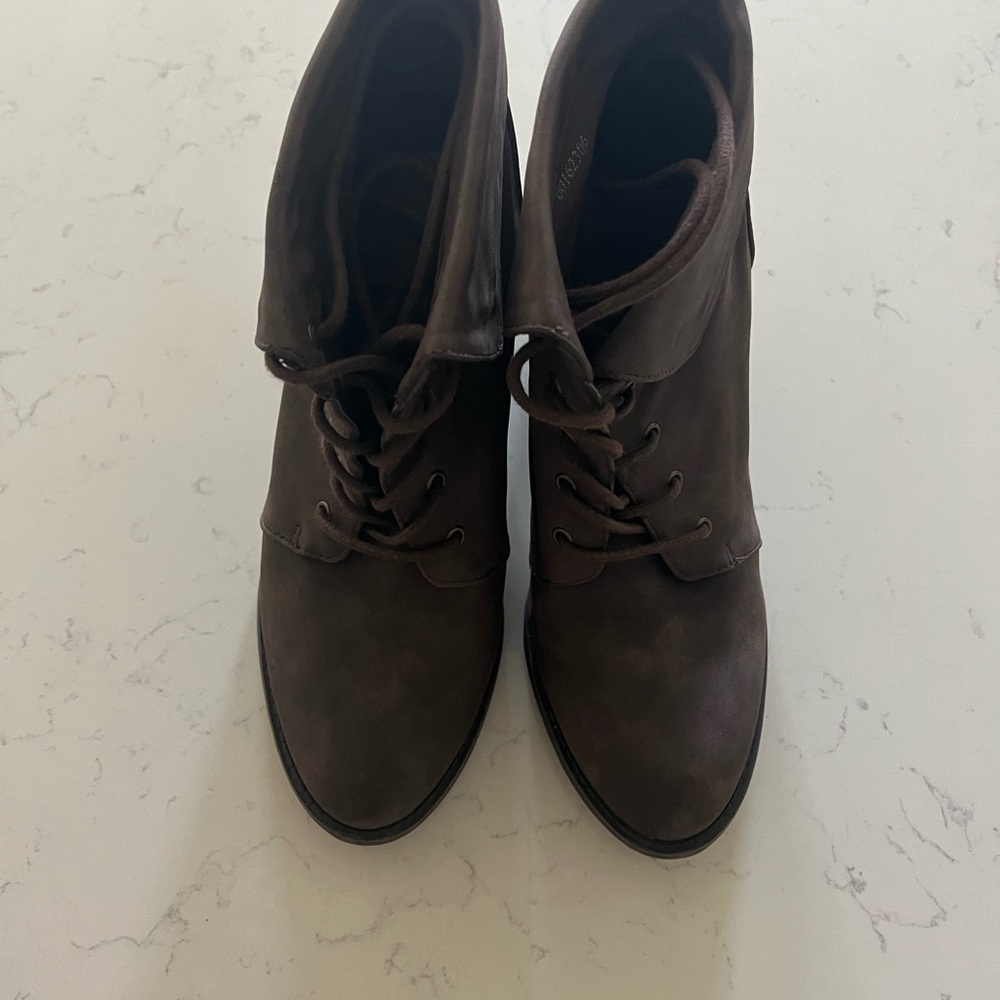 Forever 21 Brown Heeled Boots